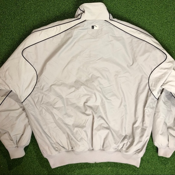VTG Authentic Majestic Chicago Sox Grey Jacket - Picture 7 of 8